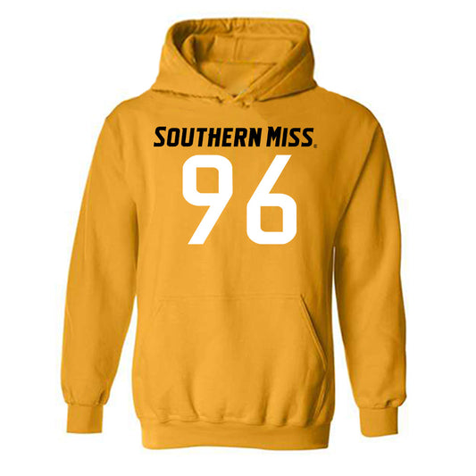 Southern Miss - NCAA Football : Reed Harradine - Replica Shersey Hooded Sweatshirt-0