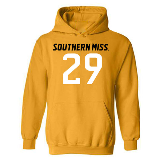 Southern Miss - NCAA Football : Jackson Klein - Replica Shersey Hooded Sweatshirt-0