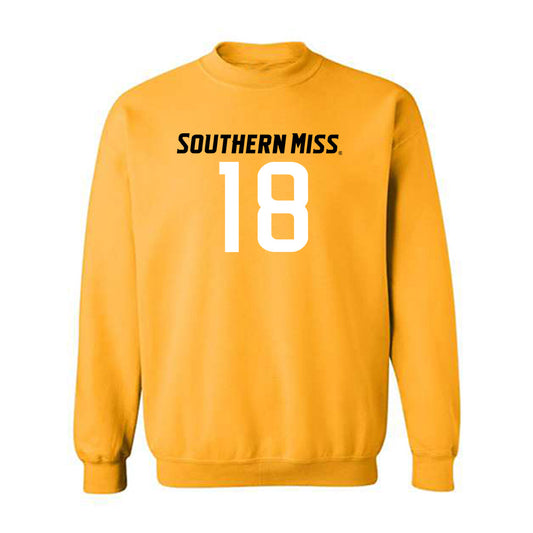 Southern Miss - NCAA Football : Tate Rodemaker - Replica Shersey Crewneck Sweatshirt-0