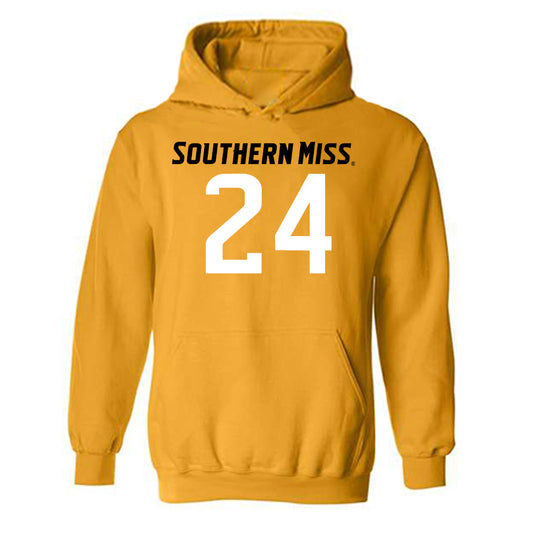Southern Miss - NCAA Football : Josh Battle - Replica Shersey Hooded Sweatshirt-0