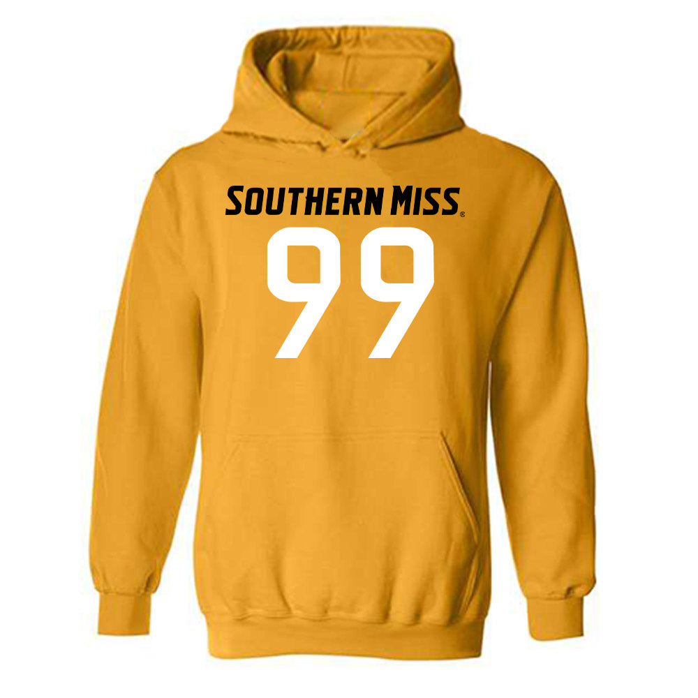 Southern Miss - NCAA Football : Cameron Mackey - Replica Shersey Hooded Sweatshirt-0