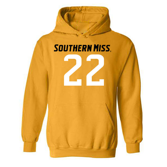 Southern Miss - NCAA Football : Corey Myrick - Replica Shersey Hooded Sweatshirt-0