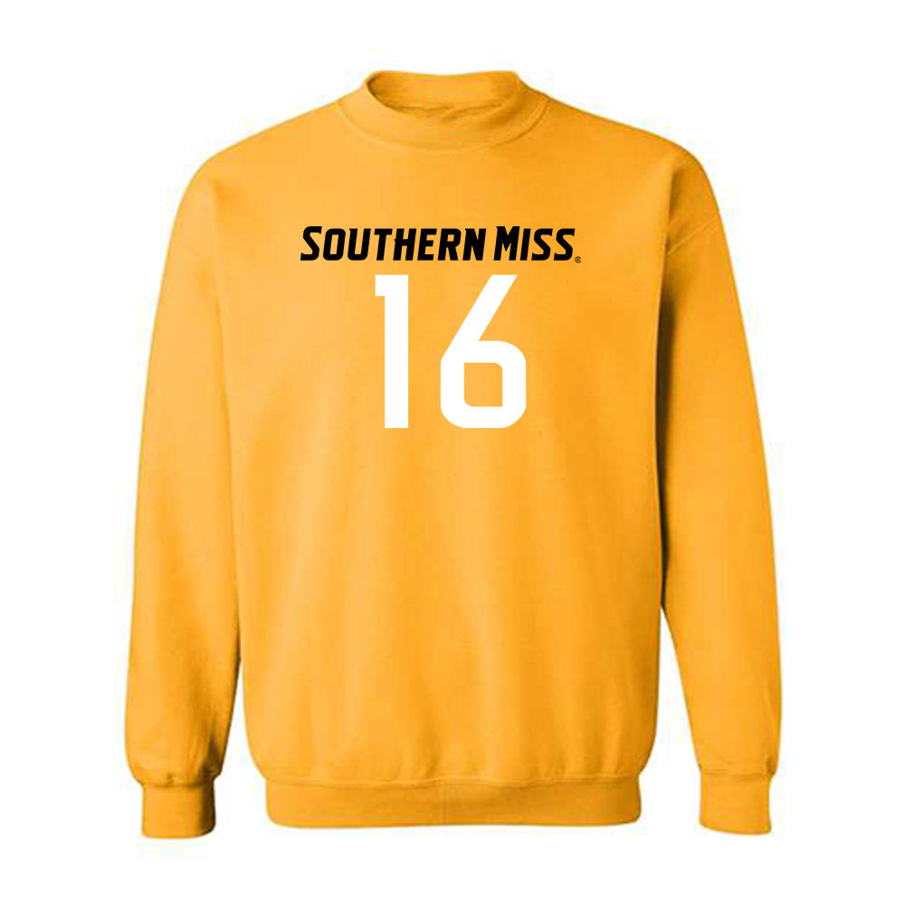 Southern Miss - NCAA Football : Jameer Lewis - Replica Shersey Crewneck Sweatshirt-0