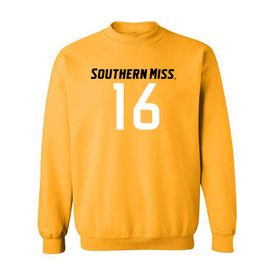Southern Miss - NCAA Football : Jameer Lewis - Replica Shersey Crewneck Sweatshirt-0