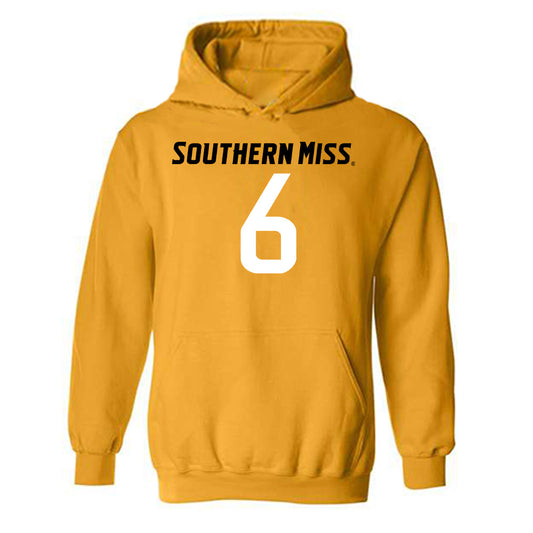 Southern Miss - NCAA Football : Dylan king - Replica Shersey Hooded Sweatshirt-0