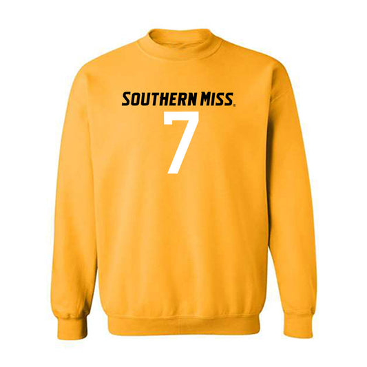 Southern Miss - NCAA Football : Carl Chester Jr - Replica Shersey Crewneck Sweatshirt-0