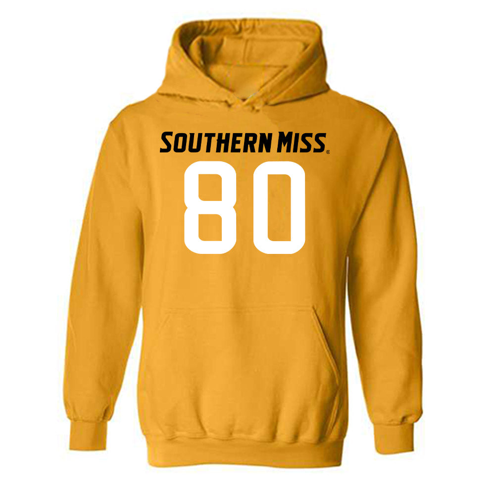 Southern Miss - NCAA Football : Zavian Hales - Replica Shersey Hooded Sweatshirt-0