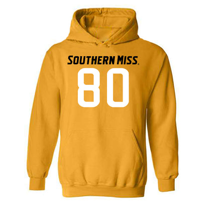 Southern Miss - NCAA Football : Zavian Hales - Replica Shersey Hooded Sweatshirt-0