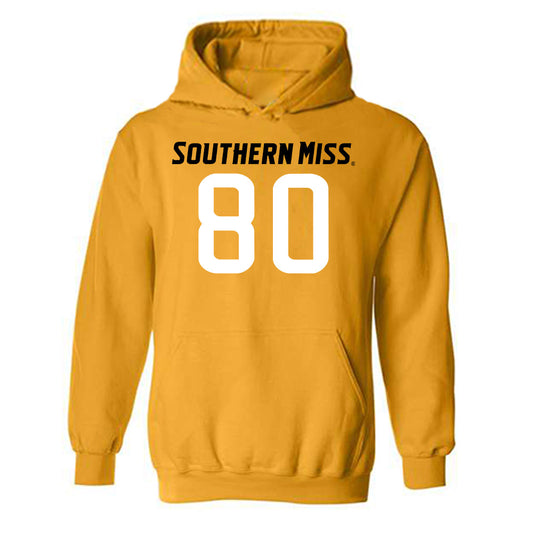 Southern Miss - NCAA Football : Zavian Hales - Replica Shersey Hooded Sweatshirt-0