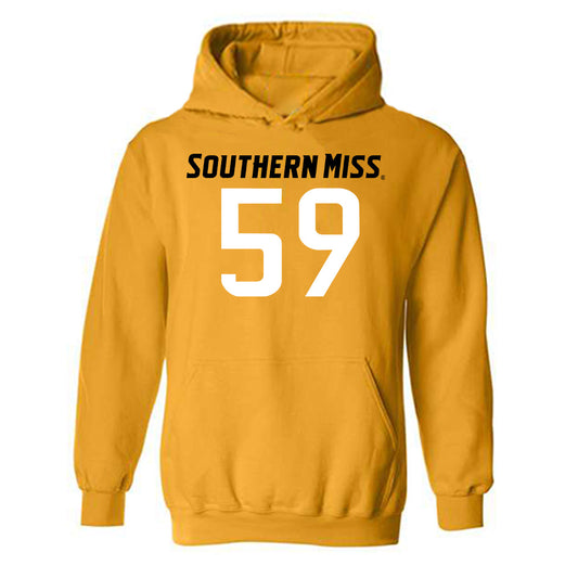 Southern Miss - NCAA Football : Chris Hayes - Replica Shersey Hooded Sweatshirt-0