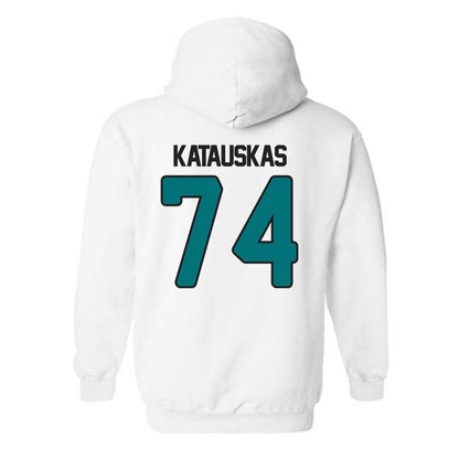 Coastal Carolina - NCAA Football : Jacob Katauskas - Replica Shersey Hooded Sweatshirt