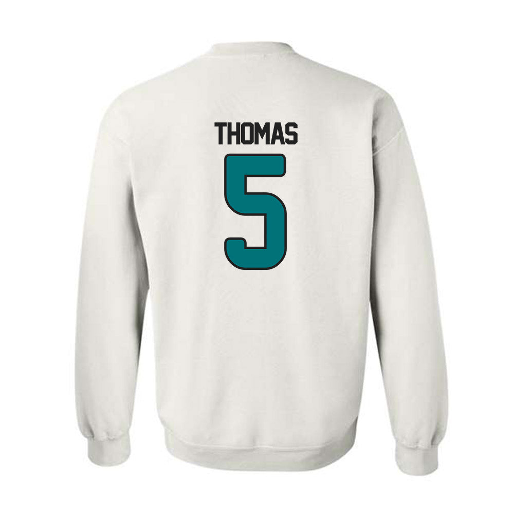 Coastal Carolina - NCAA Football : Dante Thomas - Replica Shersey Crewneck Sweatshirt-1