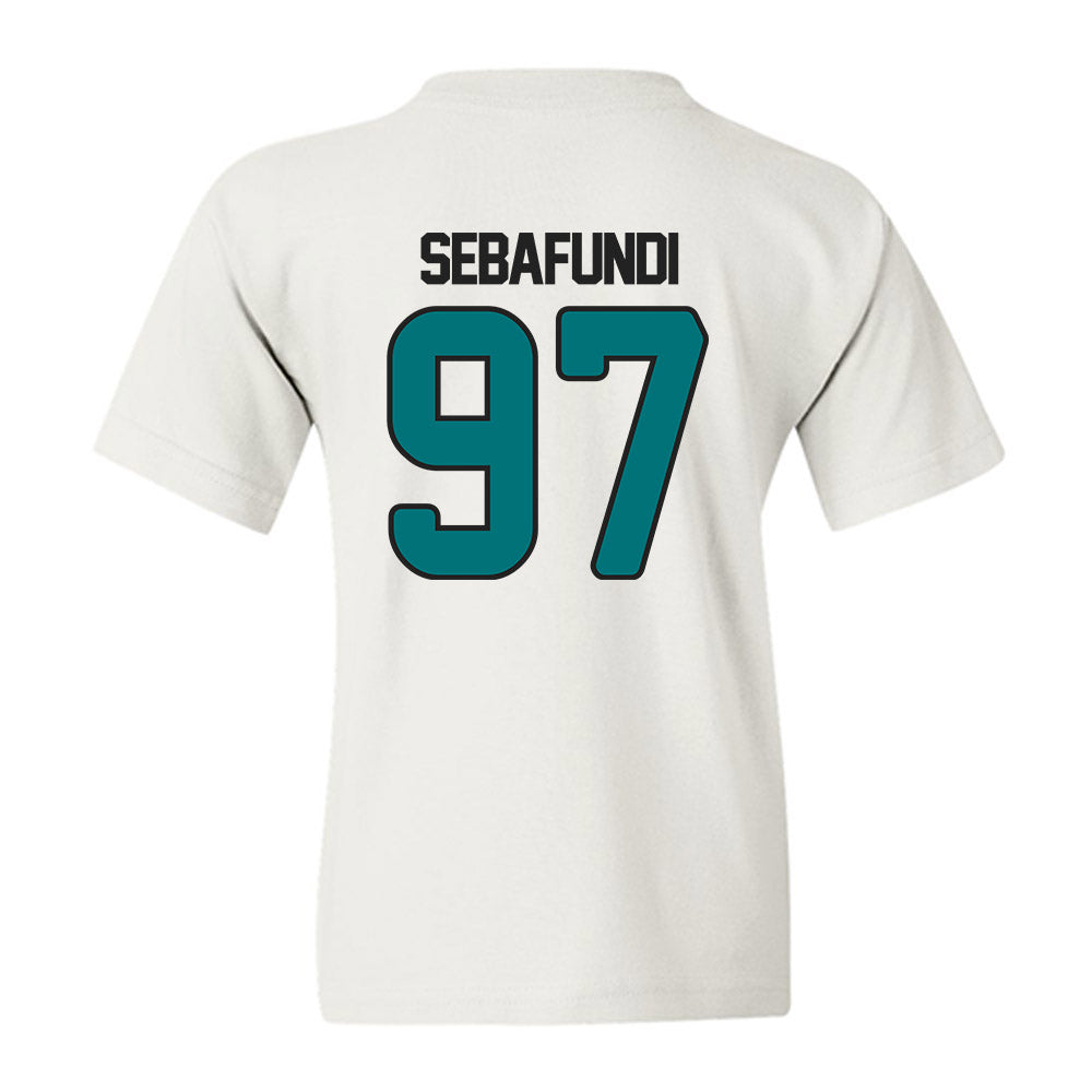 Coastal Carolina - NCAA Football : Emile Sebafundi - Replica Shersey Youth T-Shirt-1