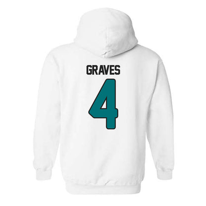 Coastal Carolina - NCAA Football : Bryson Graves - Replica Shersey Hooded Sweatshirt-1