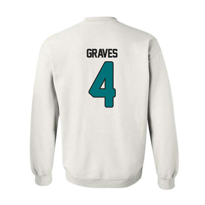 Coastal Carolina - NCAA Football : Bryson Graves - Replica Shersey Crewneck Sweatshirt-1
