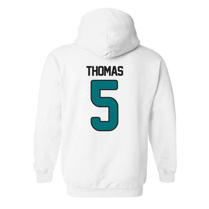 Coastal Carolina - NCAA Football : Dante Thomas - Replica Shersey Hooded Sweatshirt-1