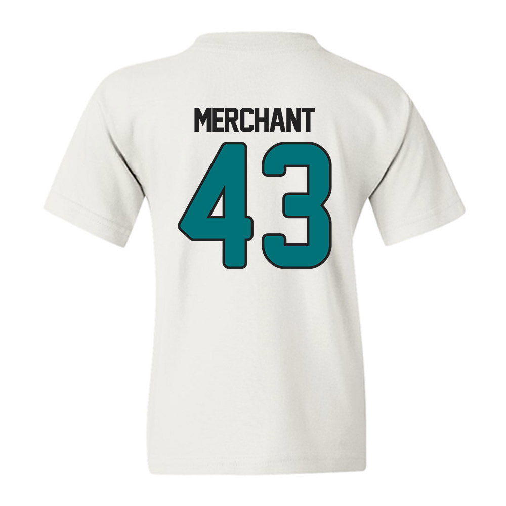 Coastal Carolina - NCAA Football : Nate Merchant - Replica Shersey Youth T-Shirt-1