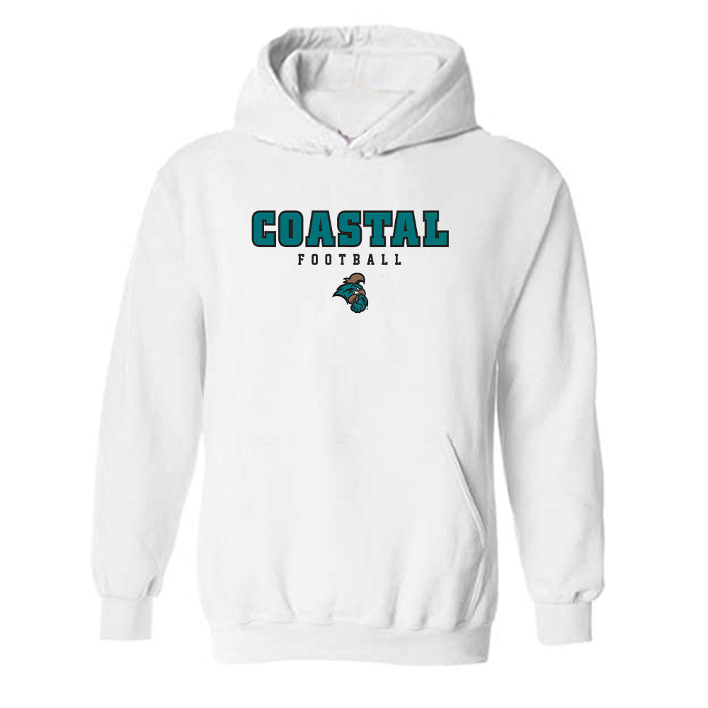 Coastal Carolina - NCAA Football : Nate Thompson - Replica Shersey Hooded Sweatshirt-0