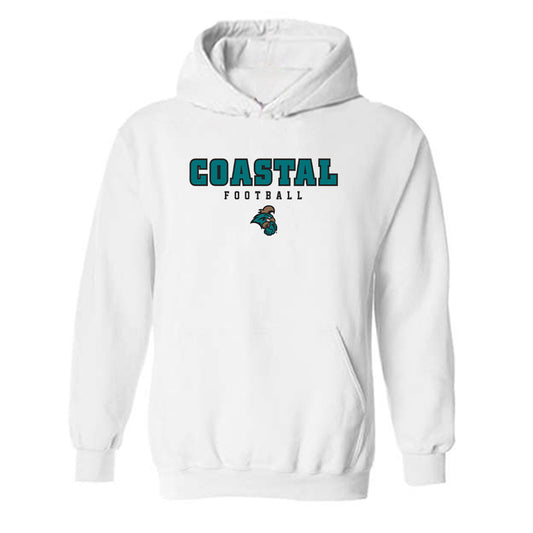 Coastal Carolina - NCAA Football : Nate Thompson - Replica Shersey Hooded Sweatshirt-0