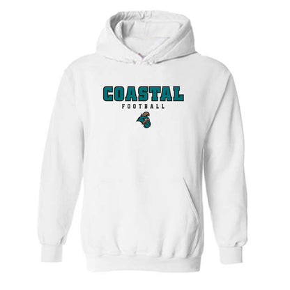 Coastal Carolina - NCAA Football : Jacob Katauskas - Replica Shersey Hooded Sweatshirt