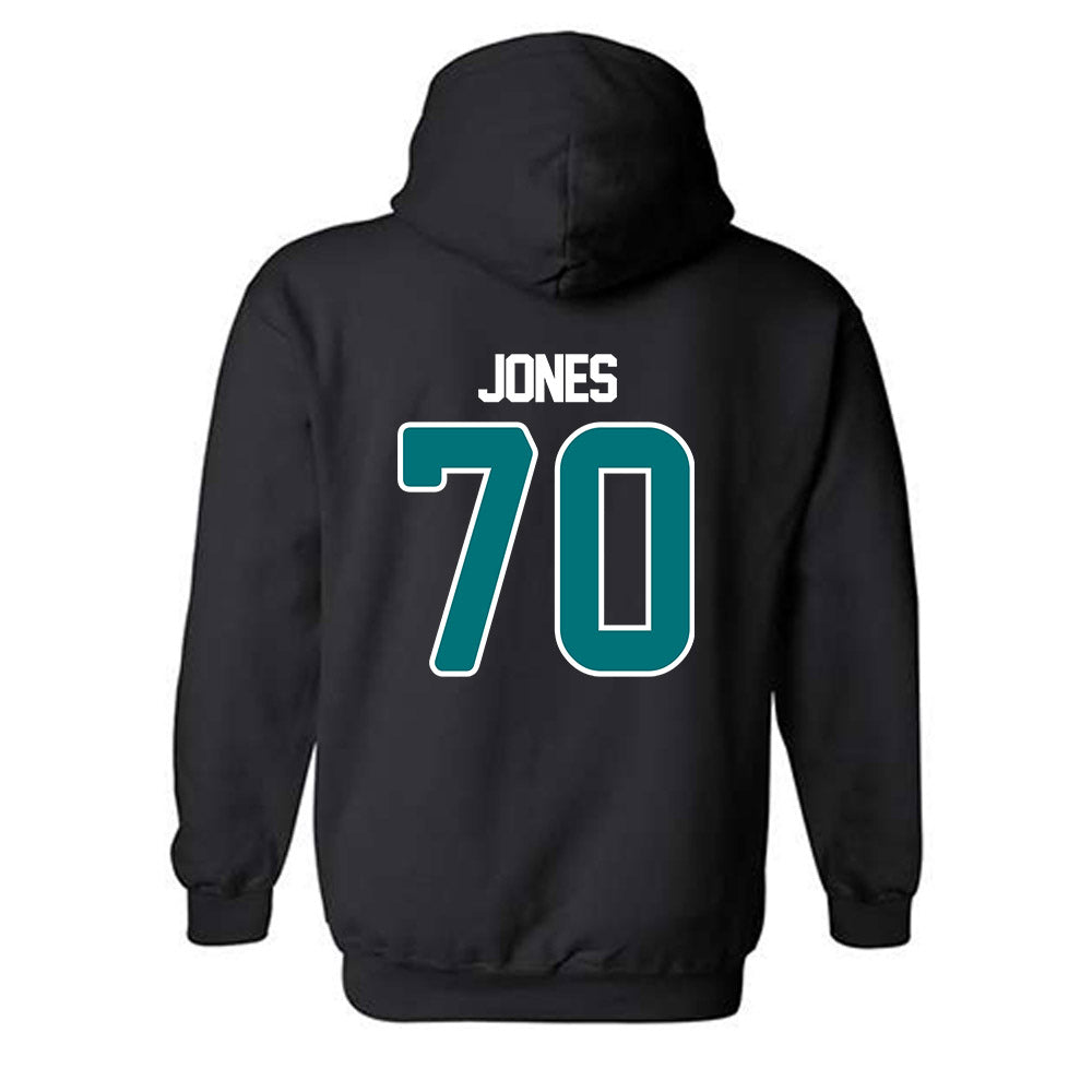 Coastal Carolina - NCAA Football : Daniel Jones - Sports Shersey Hooded Sweatshirt-1