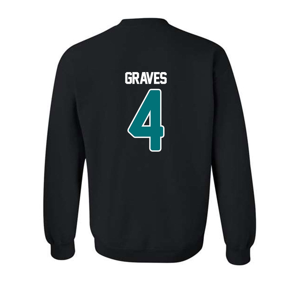 Coastal Carolina - NCAA Football : Bryson Graves - Sports Shersey Crewneck Sweatshirt-1