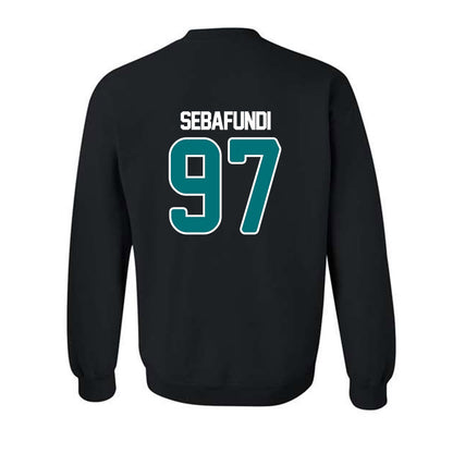 Coastal Carolina - NCAA Football : Emile Sebafundi - Sports Shersey Crewneck Sweatshirt-1