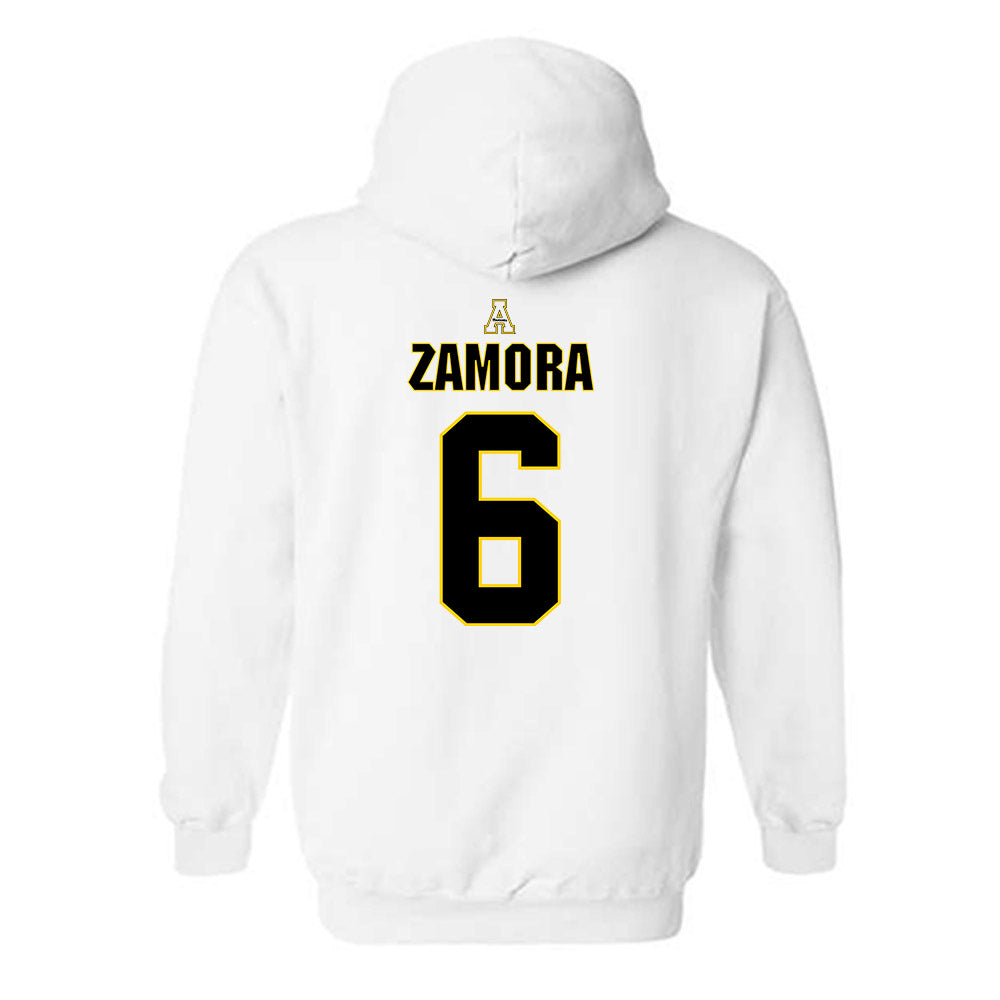 App State - NCAA Baseball : Joseph Zamora - Replica Shersey Hooded Sweatshirt-1