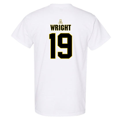 App State - NCAA Baseball : Brooks Wright - Replica Shersey T-Shirt-1