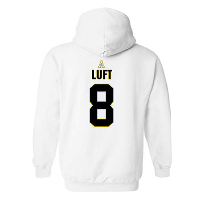 App State - NCAA Baseball : Riley Luft - Replica Shersey Hooded Sweatshirt-1