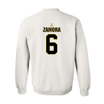App State - NCAA Baseball : Joseph Zamora - Replica Shersey Crewneck Sweatshirt-1