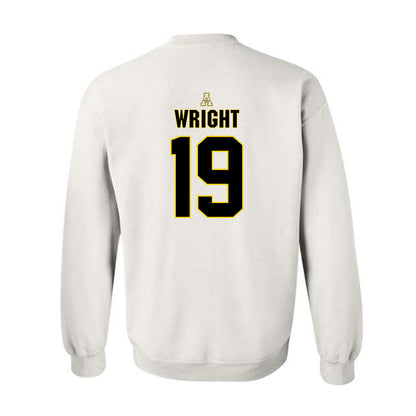 App State - NCAA Baseball : Brooks Wright - Replica Shersey Crewneck Sweatshirt-1