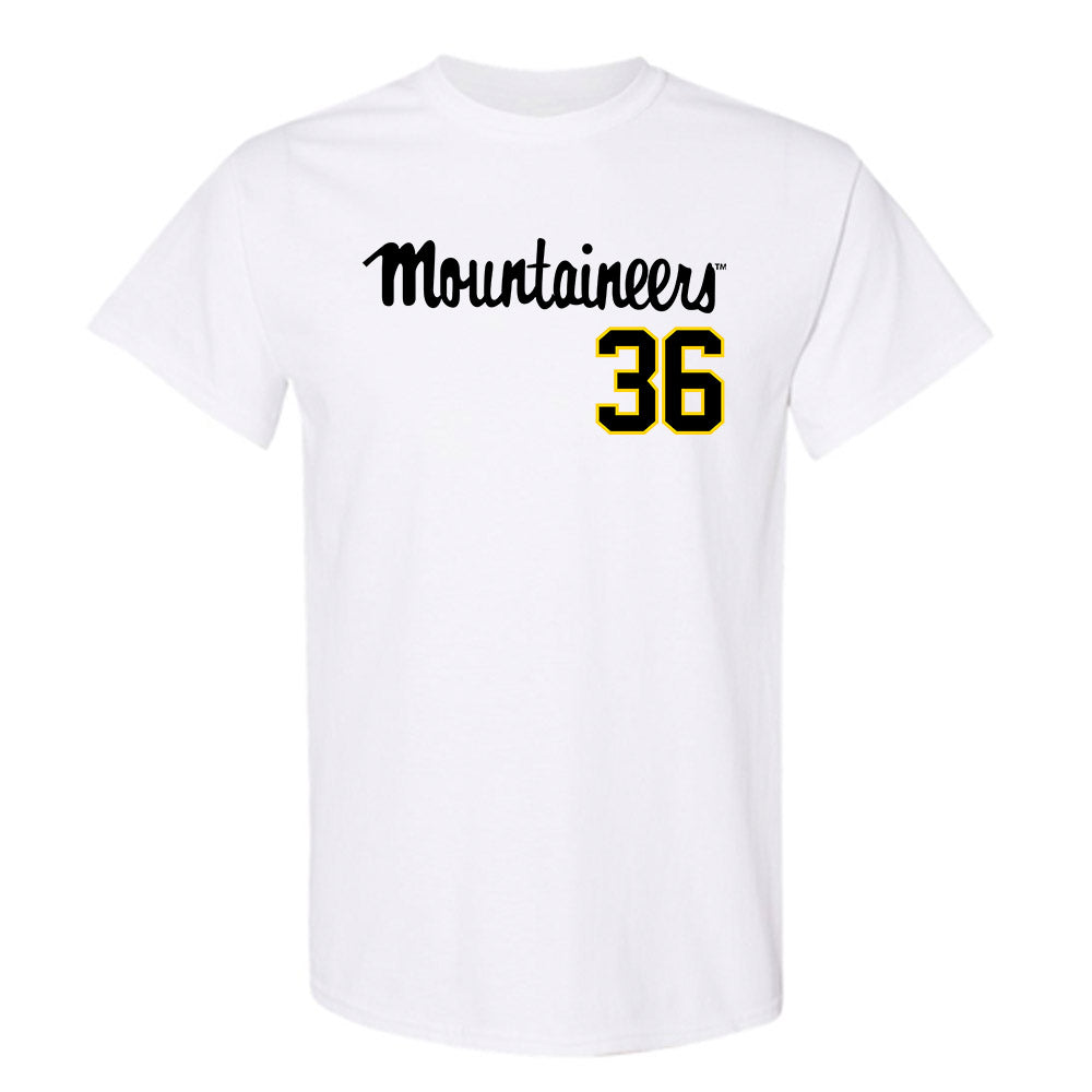 App State - NCAA Baseball : Zach Lewis - Replica Shersey T-Shirt