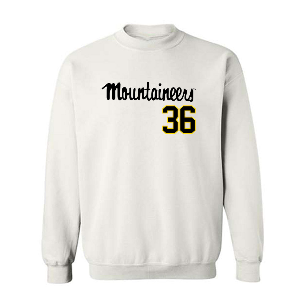 App State - NCAA Baseball : Zach Lewis - Replica Shersey Crewneck Sweatshirt