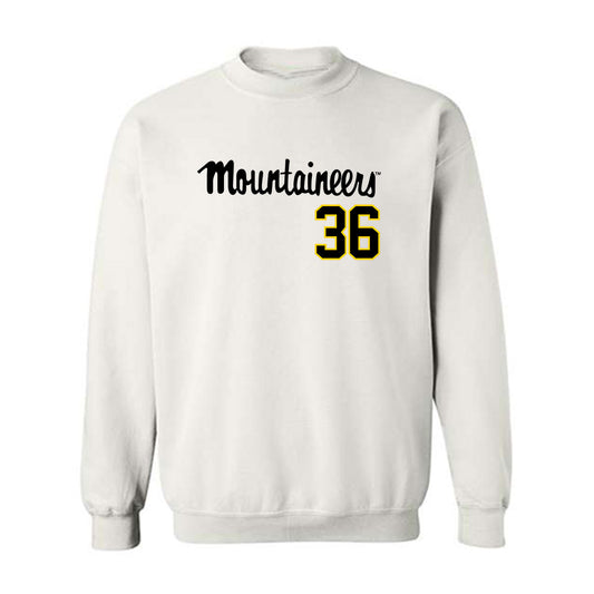 App State - NCAA Baseball : Zach Lewis - Replica Shersey Crewneck Sweatshirt