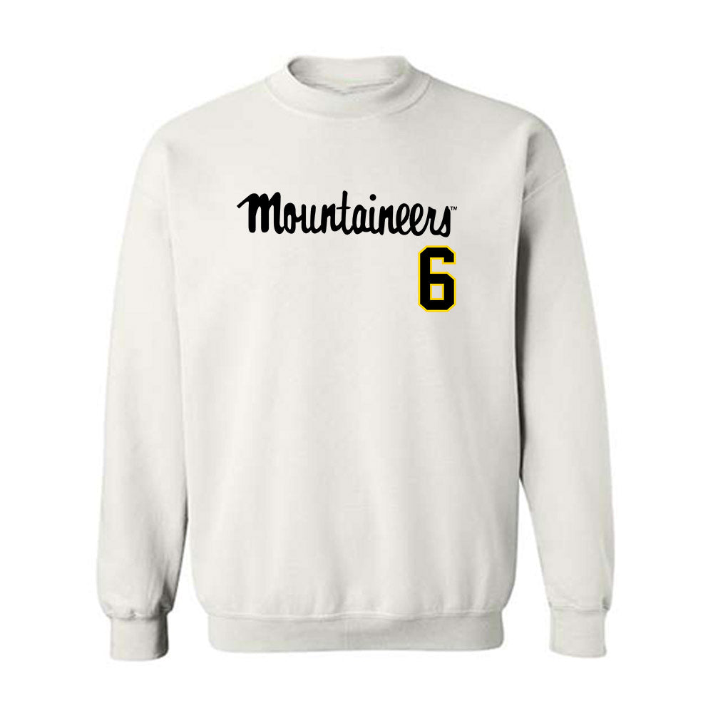 App State - NCAA Baseball : Joseph Zamora - Replica Shersey Crewneck Sweatshirt-0