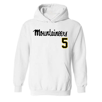 App State - NCAA Baseball : Ethan Puig - Replica Shersey Hooded Sweatshirt-0