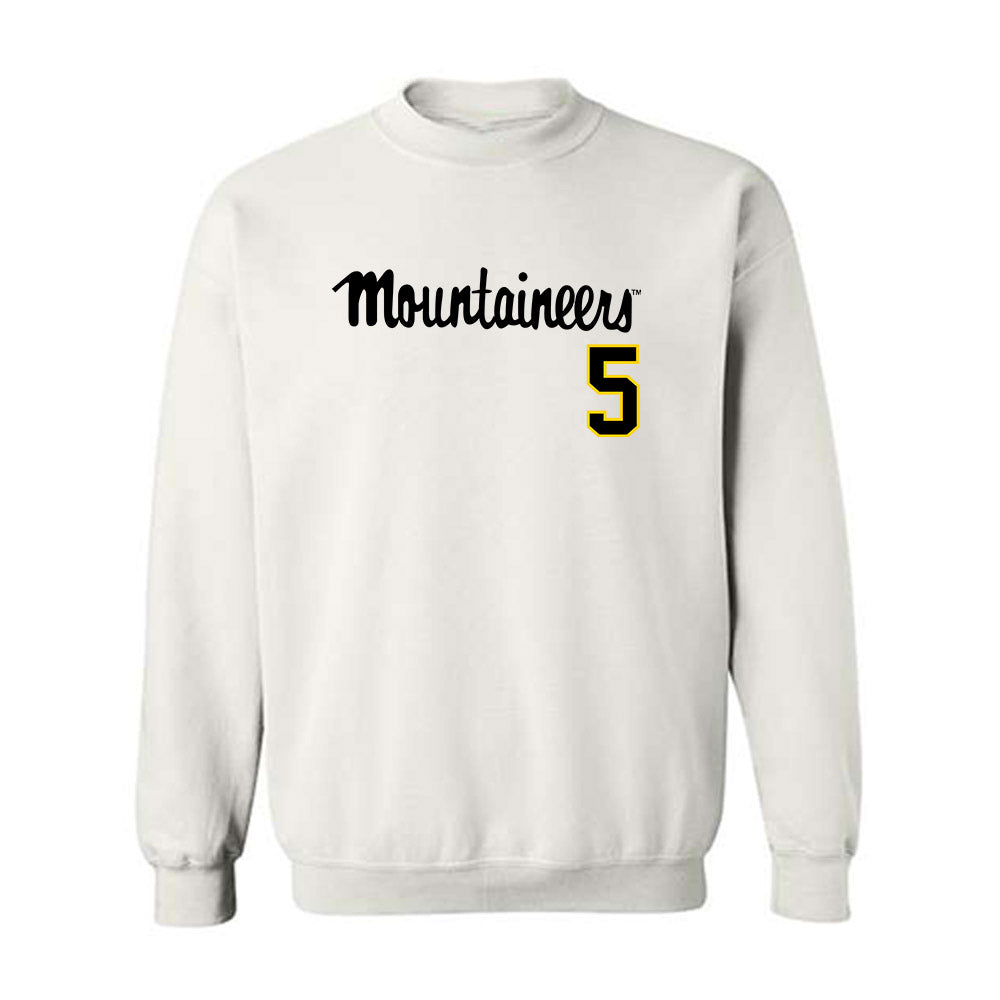 App State - NCAA Baseball : Ethan Puig - Replica Shersey Crewneck Sweatshirt-0