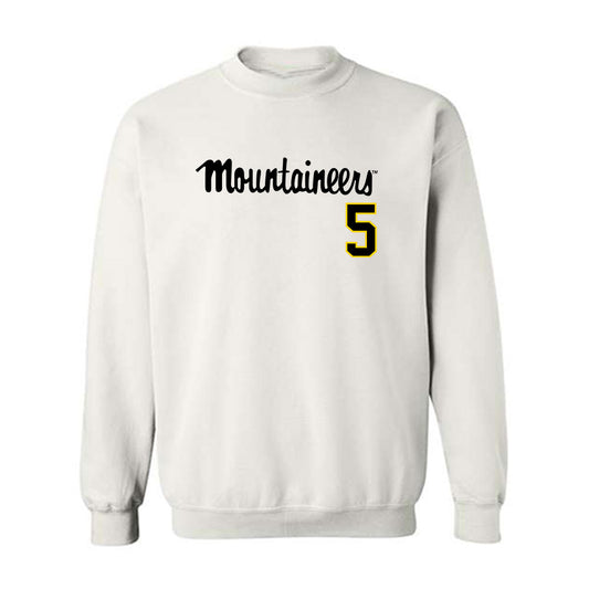 App State - NCAA Baseball : Ethan Puig - Replica Shersey Crewneck Sweatshirt-0