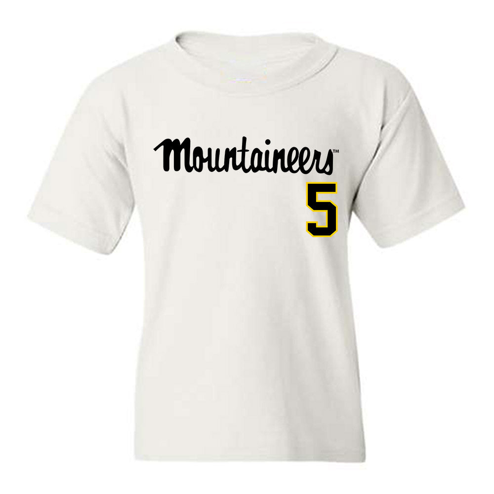 App State - NCAA Baseball : Ethan Puig - Replica Shersey Youth T-Shirt-0