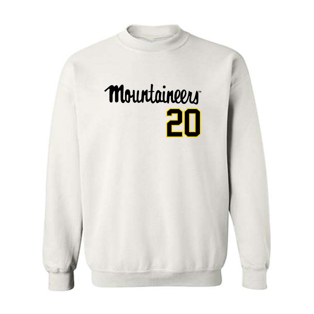 App State - NCAA Baseball : Colton Denton - Replica Shersey Crewneck Sweatshirt-0
