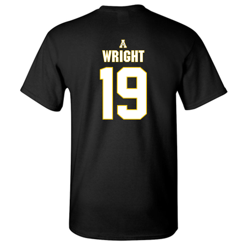 App State - NCAA Baseball : Brooks Wright - Replica Shersey T-Shirt-1