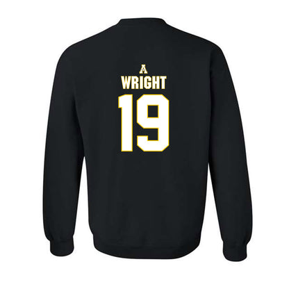 App State - NCAA Baseball : Brooks Wright - Replica Shersey Crewneck Sweatshirt-1