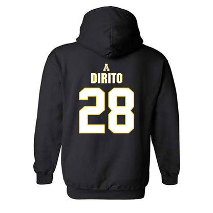 App State - NCAA Baseball : Nick DiRito - Replica Shersey Hooded Sweatshirt-1