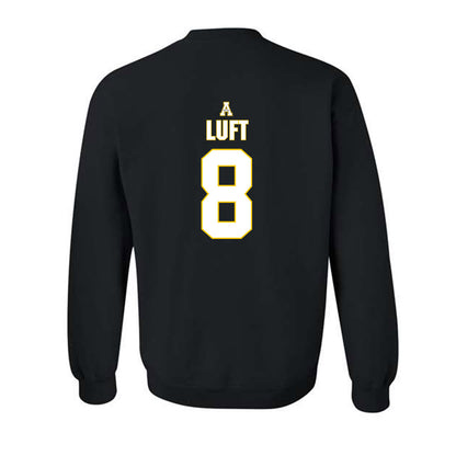 App State - NCAA Baseball : Riley Luft - Replica Shersey Crewneck Sweatshirt-1