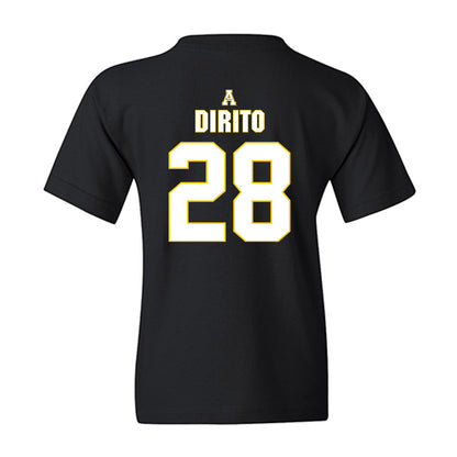 App State - NCAA Baseball : Nick DiRito - Replica Shersey Youth T-Shirt-1