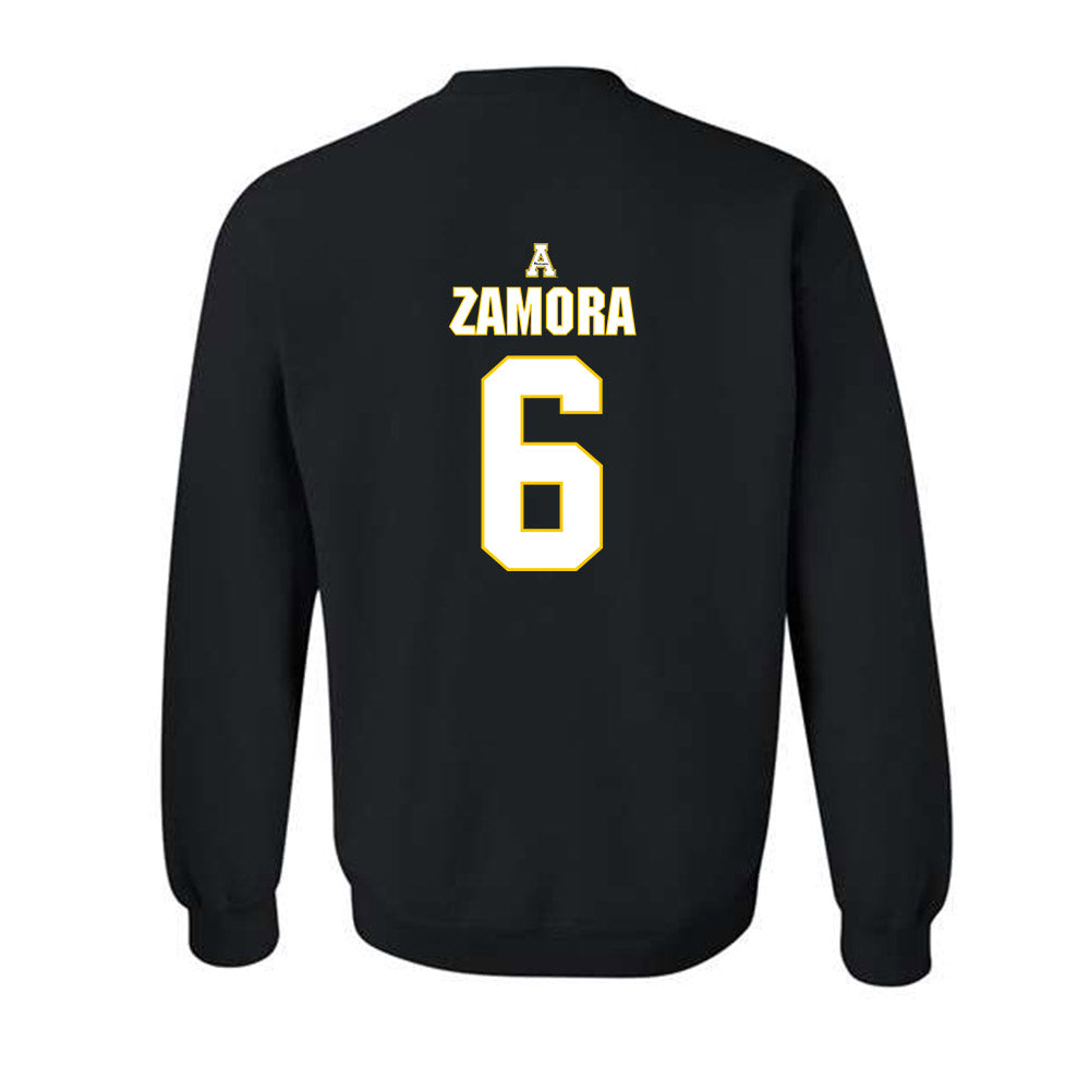 App State - NCAA Baseball : Joseph Zamora - Replica Shersey Crewneck Sweatshirt-1