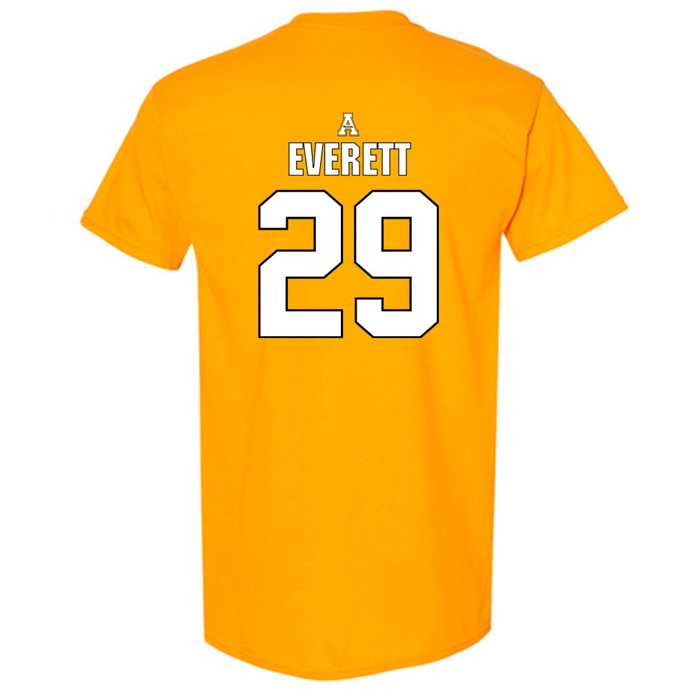 App State - NCAA Football : Carter Everett - T-Shirt