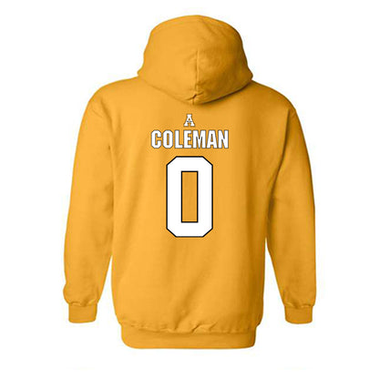 App State - NCAA Football : Doopah Coleman - Replica Shersey Hooded Sweatshirt-1