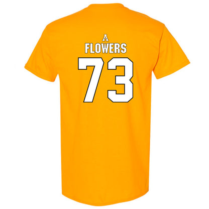 App State - NCAA Football : Will Flowers - Replica Shersey T-Shirt-1